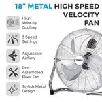 Tower 18" High-Speed Velocity Floor Fan